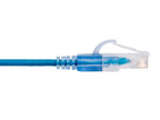 Monoprice 129454 Cat6A Patch Cable - 6in, Blue, 10-Pack, SlimRun