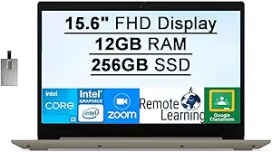 Lenovo Ideapad 3i i3 12GB 256GB SSD 15.6" FHD Laptop