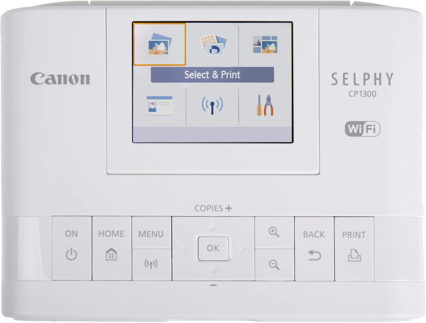 Canon SELPHY CP1300 Wireless Photo Printer RP-108 Bundle White