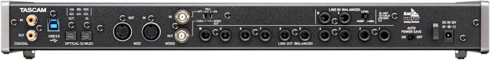 Tascam US-20X20 USB 3.0 Audio MIDI Interface Mixer
