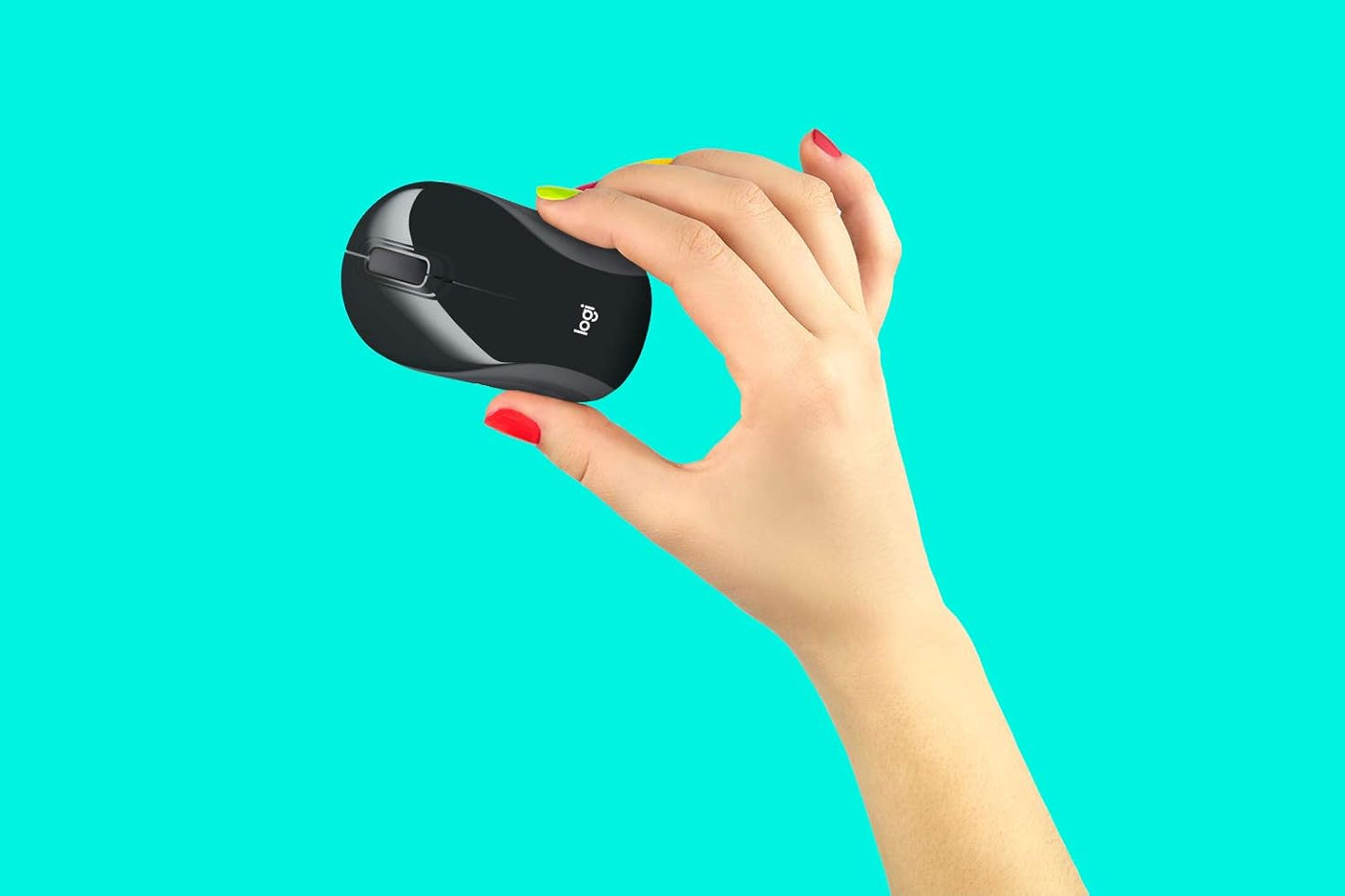 Logitech 910-002726 Wireless Mini Mouse M187 - Black
