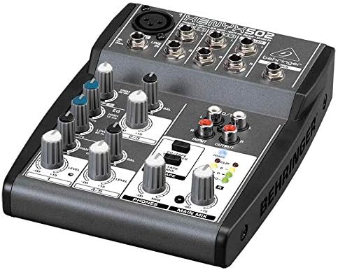 Behringer 502 XENYX 5-Input Premium Mixer with Mic Preamp