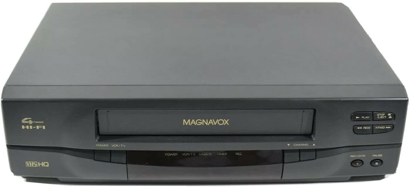 Magnavox 4-Head VCR Renewed with Adapters