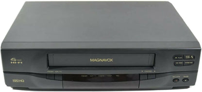 Magnavox 4-Head VCR Renewed with Adapters