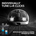 Logitech G PRO X2 SUPERSTRIKE Wireless Gaming Mouse with Haptics