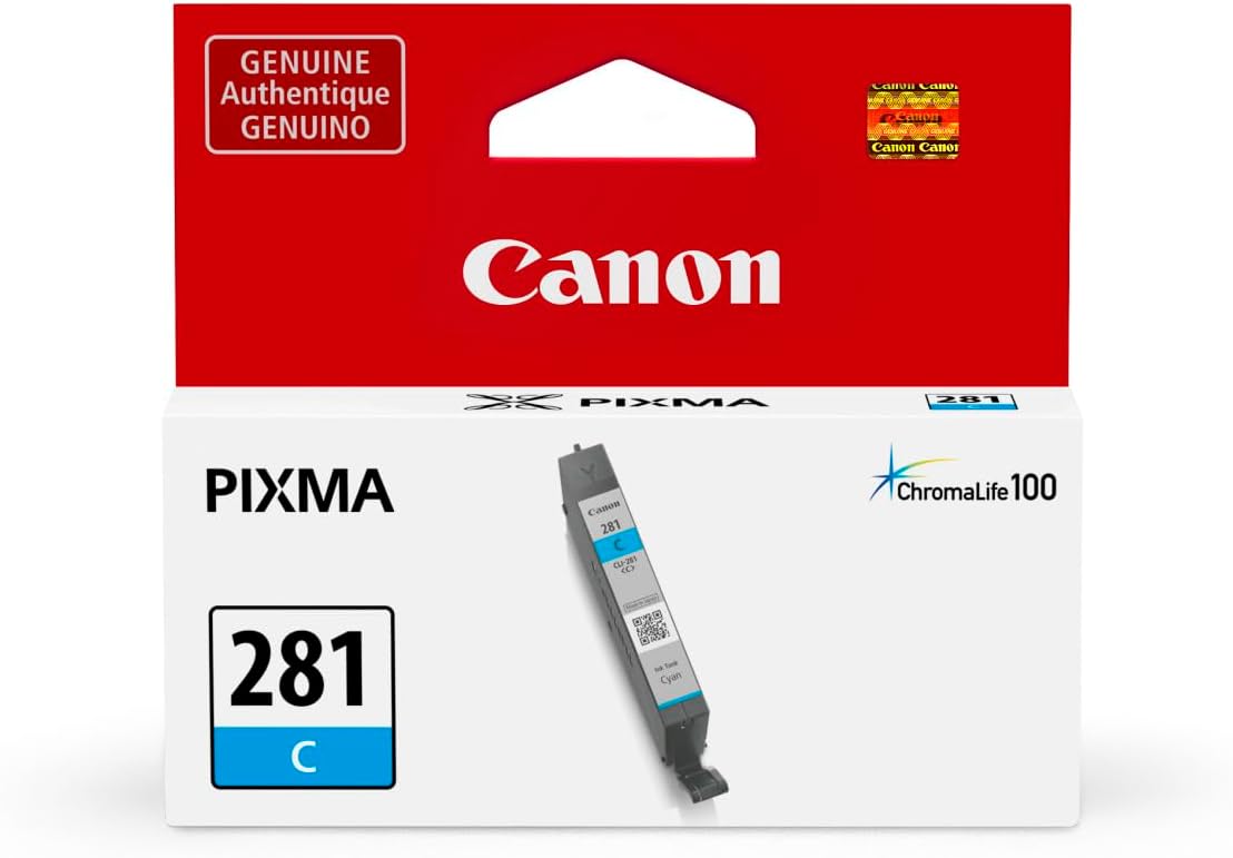 Canon 2088C001 CLI-281 Cyan Genuine Ink Tank