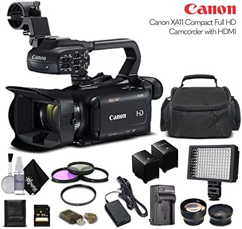 Canon 2218C002 XA11 Compact HD Camcorder Advanced Bundle