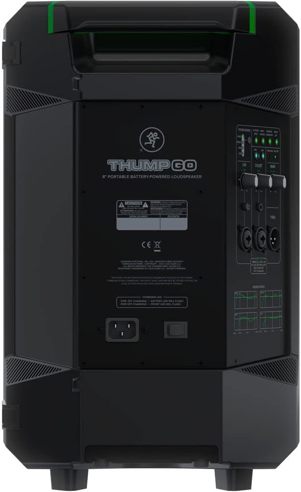 Mackie E9MKIETHUMPGO8 Thump GO 8" Battery Powered Loudspeaker Bundle