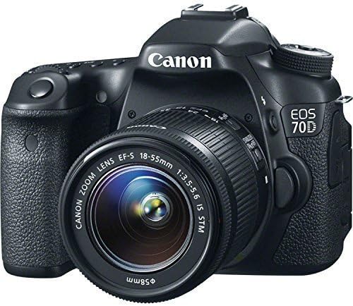 Canon 70D CR EOS DSLR Camera 18-55mm Lens Renewed