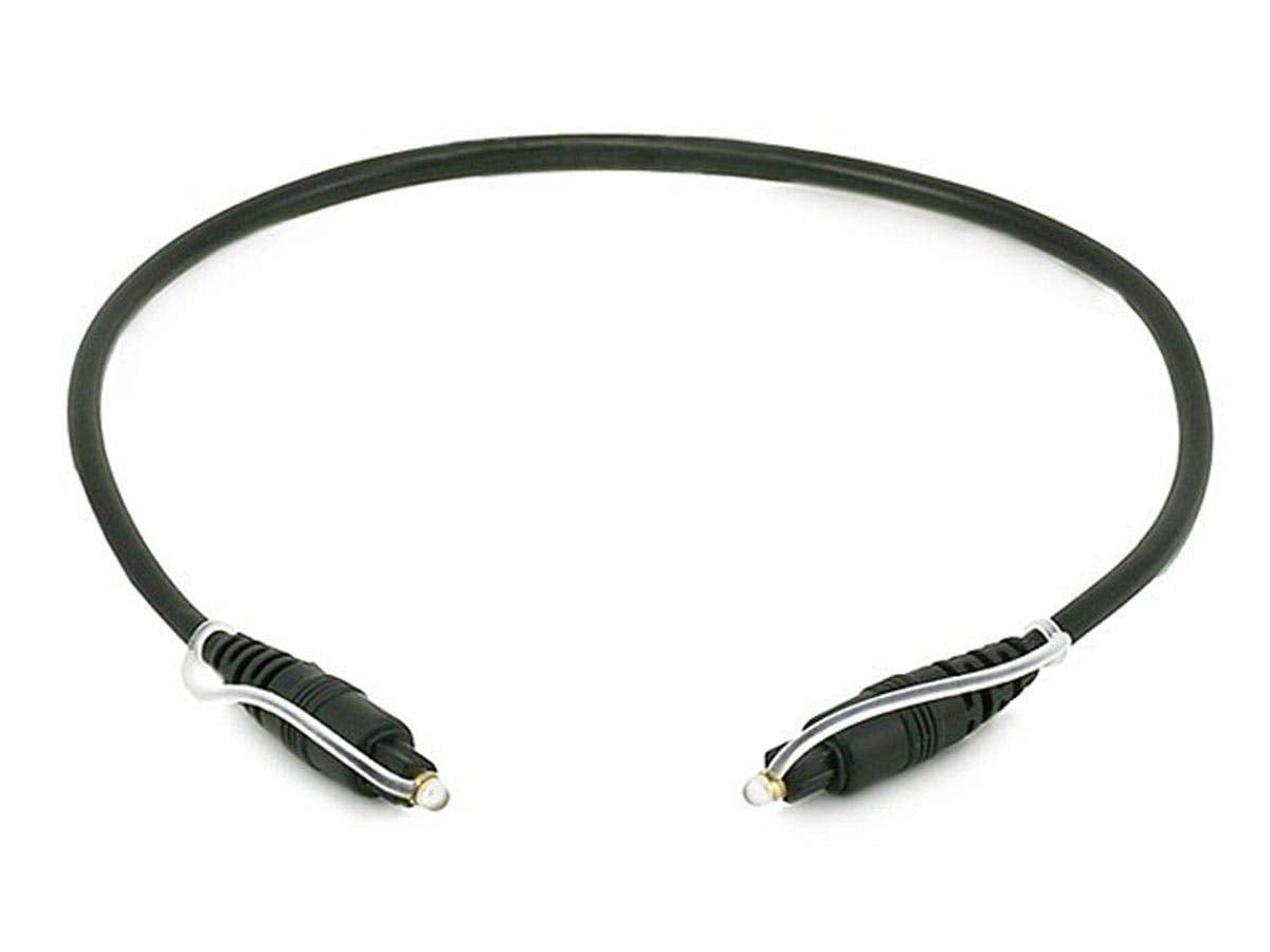 Monoprice 103395 1.5ft Optical Toslink Digital Audio Cable