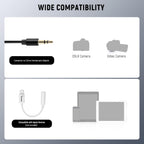 Neewer CM5 Lavalier Lapel Microphone Clip-On Omnidirectional Mic