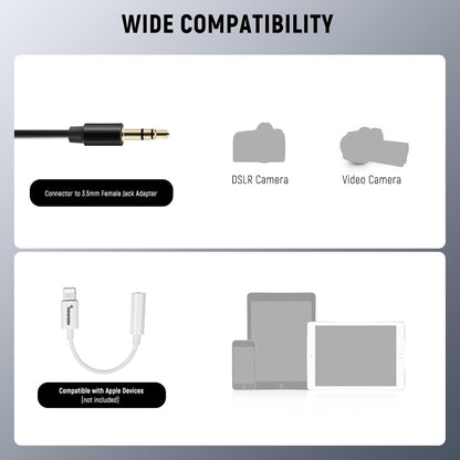 Neewer 21000069 Lavalier Lapel Microphones Pack