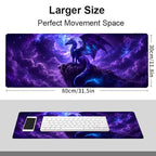 zbezbe Dragon Celestial Extended Desk Mat and Mouse Pad