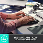 Logitech MX Mechanical Mini Master Keyboard - Tactile Quiet, Renewed