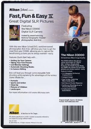 Nikon D3000 School DVD Digital SLR Pictures