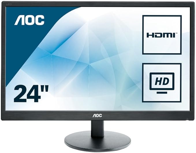 AOC e2470swhe 24" Full HD HDMI Monitor