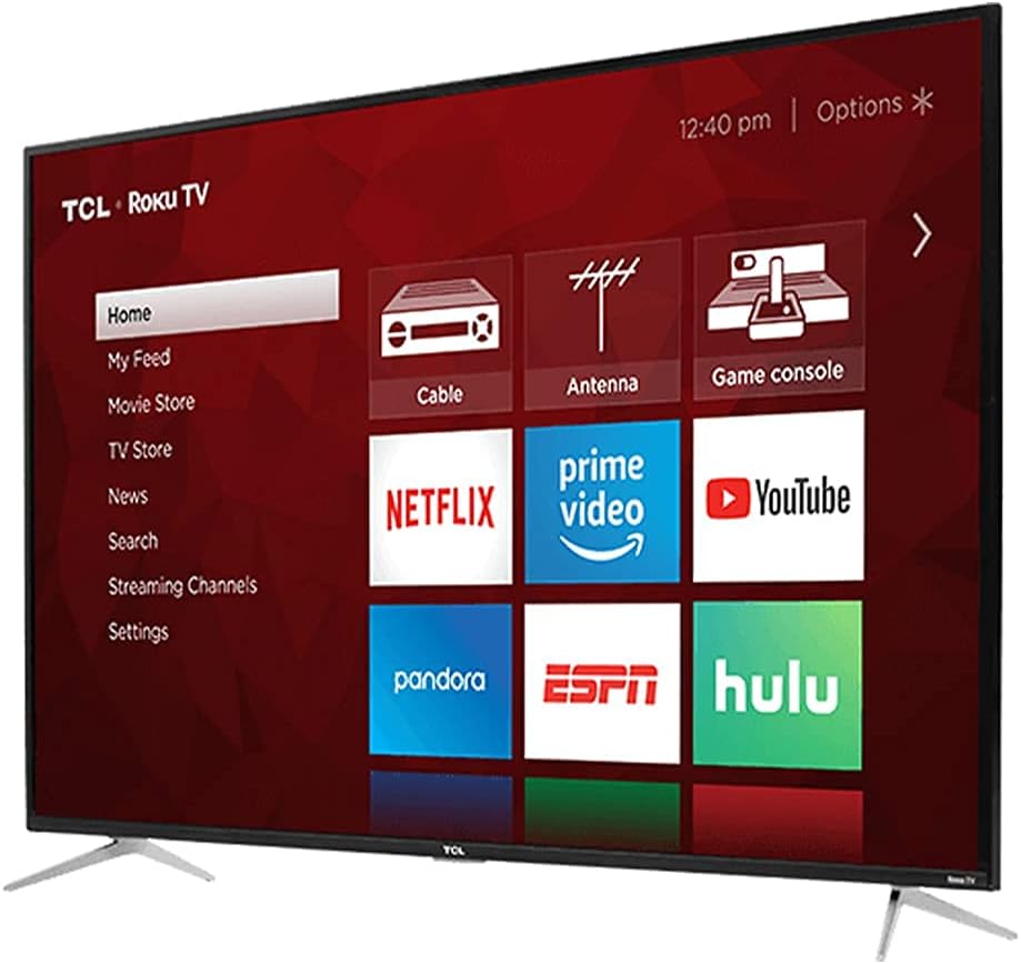 TCL 65S423 65-Inch 4K UHD Roku Smart TV (Renewed)