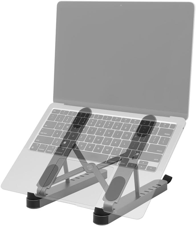 Monoprice 6-in-1 Portable Folding Laptop Stand USB-C Dock