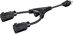 Monoprice 135055 Heavy Duty 1ft Extension Cord — main product image