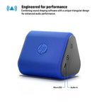 HP P6N17AA#ABL Blue Roar Mini Speaker - Wireless, Portable Audio