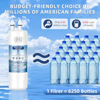 GEUBN9 Refrigerator Water Filter Replacement 3-Pack