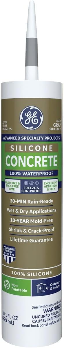 GE HENKEL - 2816709 Concrete Masonry Silicone Caulk