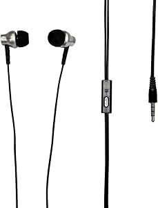 Magnavox MHP4851SG Gray Silicon Earbuds with Mic — main product image