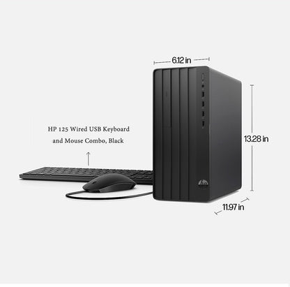 HP 290 G9: Pro Tower Desktop, i3-12100, 16GB, 256GB SSD + 1TB HDD, Win 11 Pro