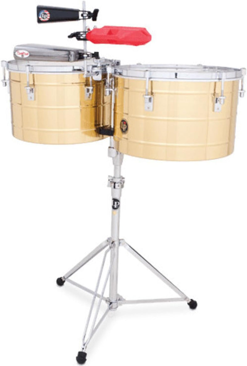 Latin Percussion LP258-B Tito Puente Brass Timbales — main product image
