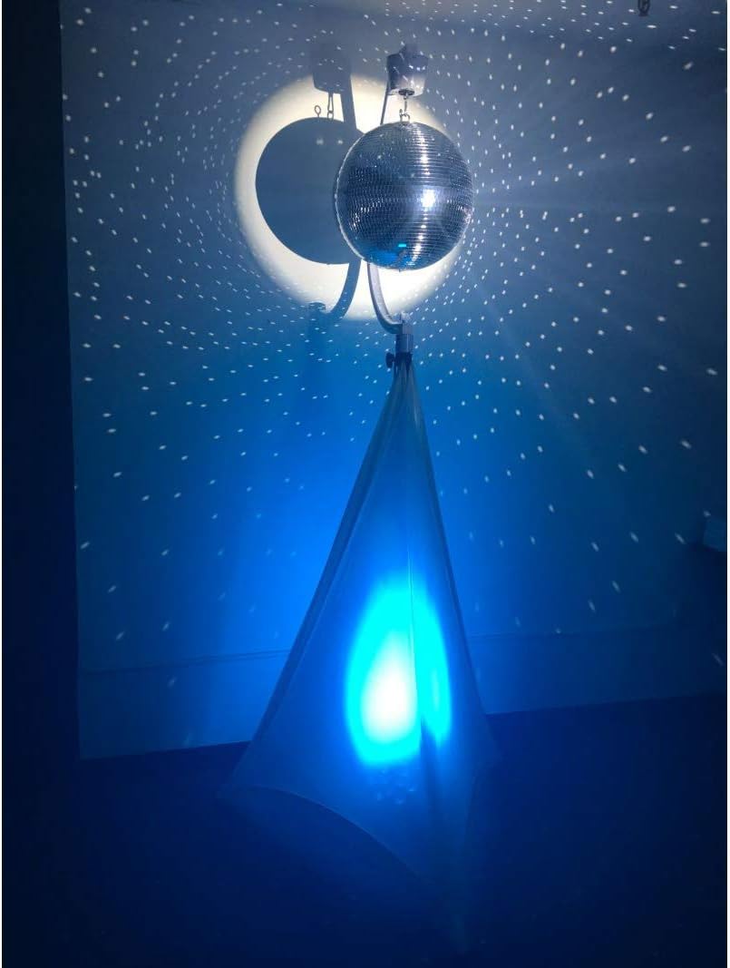 Eliminator Lighting DECOR MBSK Rotating Mirror Disco Ball Stand 4-Pack