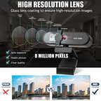 DDYYDS 4K Plug-and-Play Webcam with Privacy Shutter