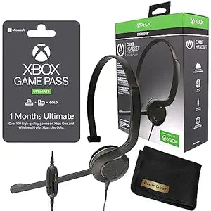 Microsoft Xbox Game Pass Ultimate 1 Month Headset Bundle