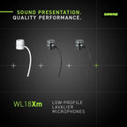 Shure WL184MB/S-TQG Lavalier Supercardioid Condenser Microphone