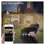 ZOMMRFVA Dual-Lens 8MP Waterproof WiFi Pan-Tilt Security Camera