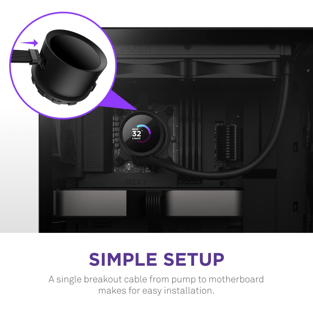 NZXT RL-KN240-B1 Kraken 240mm AIO Liquid Cooler