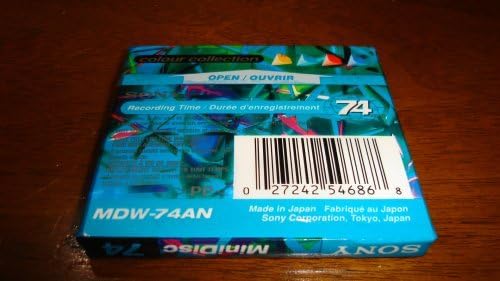 Sony 4328279275 MiniDisc 74min Vintage Recording Media