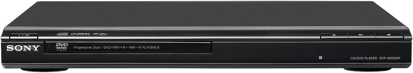 Sony DVP-SR200/B DVD Player Progressive Scan Black