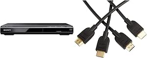 Sony DVPSR510H Upscaling DVD Player HDMI Cable Bundle