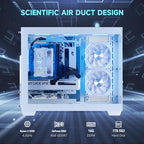 MLOONG Ryzen 5 5500 RTX 5060 Gaming Desktop PC