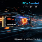 SIX X7400 1TB PCIe 4.0 NVMe SSD with Heatsink