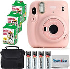 Fujifilm Fuji Mini 11 Instant Camera Bundle - Blush Pink