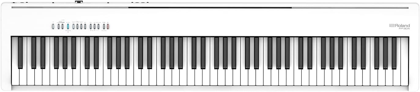 Roland FP-30X-WH White Digital Piano - Renewed