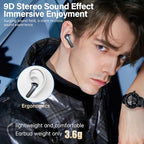 Fhumsh A10 Wireless Bluetooth 5.3 Earbuds with LED Display