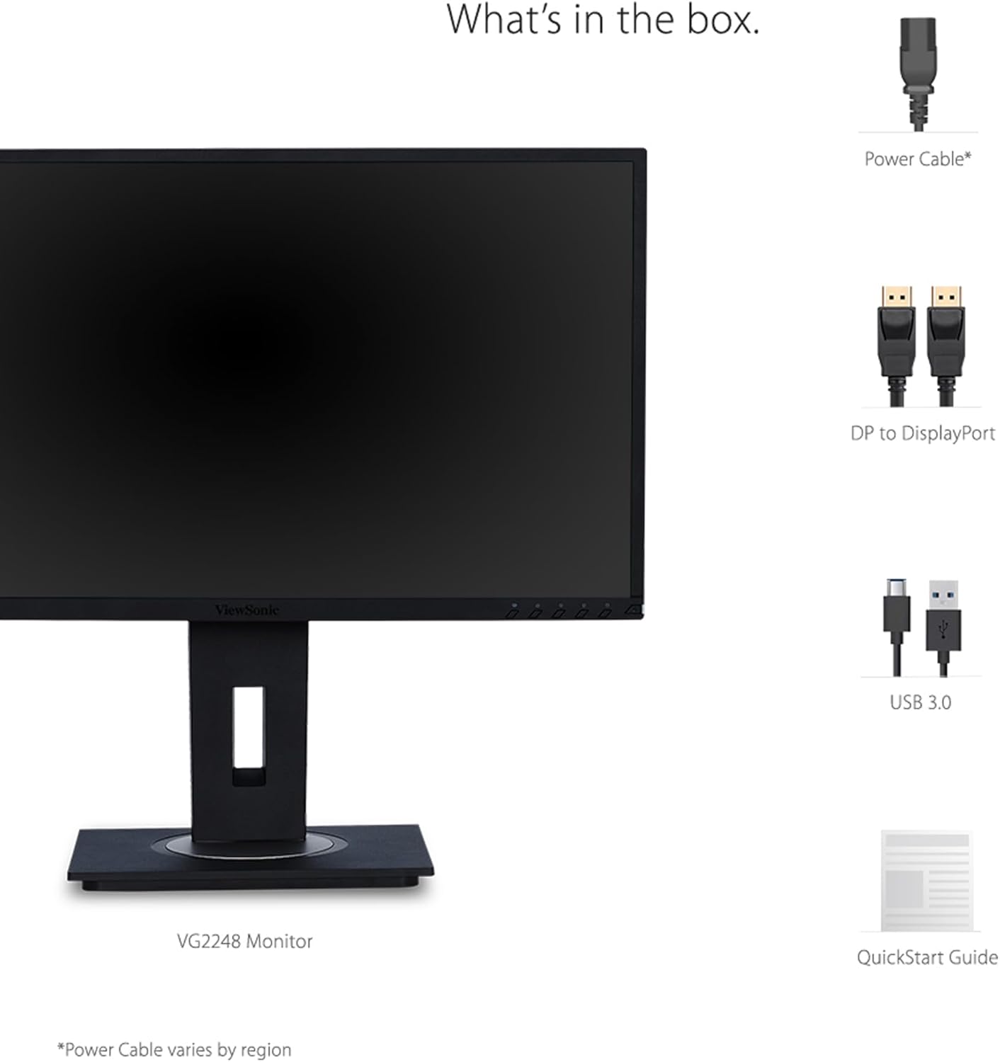 ViewSonic VG2248 22" IPS 1080p Ergonomic Monitor