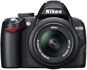 Nikon D3000 - 10.2MP Digital SLR Camera with 18-55mm Lens (Renewed)