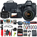 Canon 1897C009 EOS 6D Mark II DSLR Camera 24-105mm Lens Bundle Renewed