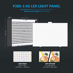 Neewer 10096759 2.4G LED Video Lighting Kit with Stands
