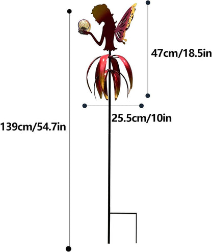 AOC FZ0000R 55-Inch Solar LED Fairy Wind Spinner