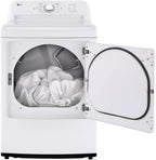 LG DLG6101W 7.3 cu. ft. White Gas Dryer
