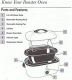 GE 18 Quart Roaster Oven Buffet Server